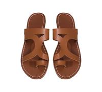 Cocila Ciabatte Infradito Donna Piatte Da Estive Nuove Con Rotonda Stile Comode E Casual Una Sola Parola Piscina Plastica Gomma Sandali Sposa Bianche Zeppa Paglia Per Fascite Plantare Pelle