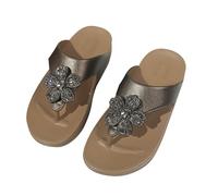 Cocila Ciabatte Infradito Dorate Alla Con Suola Spessa, Per L'Europa E Gli Stati Uniti, Estive Da Spiaggia Sandali Scoglio Piscina Donna Gomma Zeppa Estiva Scarpe A Forma Di Pesce Rosa