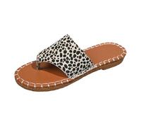 Cocila Ciabatte Mare Donna Da Spiaggia Con Stampa Leopardata Comode Estive Piatte Morbide In Stile Infradito Viaggio Antiscivolo Ciabattine Esterno Ciabatta Piscina Scarpe Pelle Alte Hawaiana