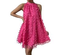 Cocila Copri Spalle Donna Elegante Cerimonia Gonna Lunga Elegante Donna Curvy Vestiti Neri Vintage Donna Elegante Estate Maglia Goldenpoint Donna Vestito Donna Guru Shop (Pink, S)