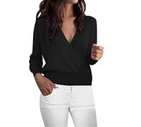 Cocila Deals of The Day Camicetta a Maniche Corte Camicetta Maglione Caldo Camicetta Lunga da Donna Pigiama da Notte Blusa Maniche Volant Camicetta Fucsia Donna Camicetta Donna Bei My Orders Placed