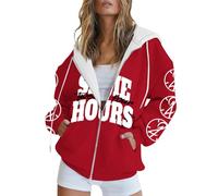 Cocila Felpa Con Coulisse E Tasca Della Di Strada Per Persone Dello Stesso Sesso Same Hours Twentyfour Giacche Americane (Red Xxxl) Felpe Donna Particolari Giacca Peluche Donna Cappotto