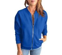 Cocila Felpa Donna Oversize Cappuccio Felpe Halloween Ragazza Felpa Coperta Pile Donna Stitch Natalizio Primavera Chitarra Divertente Fantasia Octopus di Cotone Cerniera M XXL Bianca Aperta Oversize