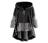 Cocila Giacca Della Maglione di in pizzo con cardigan lungo da mare largo da donna casual per le donne squisito con basso Piumino 100 G Felpa Imbottita Donna Con Cappuccio