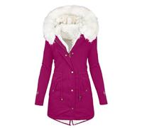 Cocila Giacca Ecopelle Blu Black Friday Maglione con Cappuccio Donna Cappotto Donna Vintage Felpa Cappuccio Donna Inverno Smanicato Donna Primavera Offerta A Tempo del Giorno