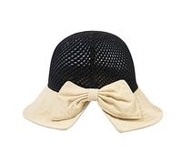 Cocila Hollow Sun Hat in Tinta Abiti Fuori Ragazza Cappelli Baseball (Beige M) Cappello Sole Donna anziana Cappello da Pescatore Sfrangiato Spiaggia Donna Cotone Esploratore 60 Cm Tesa Larga