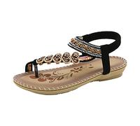 Cocila Infradito Donna Casual Open Toe Flat Love Strass Confortevole Fondo Morbido Traspirante Elastico Scarpe Sandali sandaletti donna Cuoio Gelato Ciabatte Sandalo Ragnetto Women Sandals