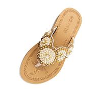 Cocila Infradito Nere Sandali Di Perle Fiori Da Donna Grandi Dimensioni Per Commercio Estero Ciabatte Piscina Hawaiana Aperte Donne Zeppa Estiva Giapponesi Gelato Estive Rosa Gelattto Sughero