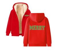 Cocila Lamb Wool Coat Winter Thick Warm Solid Color Plus Size Cappotto a Quadri (Red Xxxxl) Giacca Donna Cappuccio Giacca Di Pelle Rosa Donna Cappottino Bianco Felpa Lunga Con Zip Antico