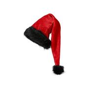 Cocila Long Santa Hats Xmas Velvet Christmas For Adults Keep Warm Winter Costume Set Trombette Capodanno (Hot Pink One Size) cappello uomo invernale impermeabile Berretto E Guanti Donna
