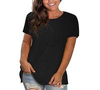 Cocila Maglietta Mamma Offerta Maglione Oro Donna in Saldo Camicia Viscosa Manica Lunga Camicie Curvy Estate Elegante Nero T Shirts Verde Militare Maglietta Cotone Girocollo T Shirts Tessuto Tecnico