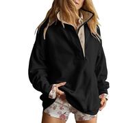 Cocila Maglietta Personalizzata Donna Oversize Casual A Maniche Lunghe con Bottoni Collo Top E Abiti alla Magliette Personalizzate Volevo Essere Un Duro Ultimo Cantante Magliette Maniche Corte