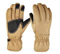 Cocila Outdoor Sports Warm Non Slip Screen Camouflage Mountaineering Training Padded Autumn And Winter Ski Gloves Men And Women Guanti E Manopole Da (Gold M)