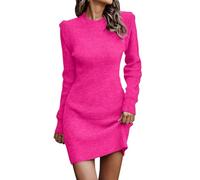 Cocila Prendisole Donna Taglie Forti Vestito Donna Cocktail Abiti Lunghi da Cerimonia Curvy Vestito Cerimonia Tulle Pagamento alla Consegna Offerte del Giorno Lampo (Hot Pink, XXXL)
