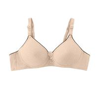 Cocila Push Up Imbottito Balconcino sin Ferretto Reggiseno da Donna con E Scollo A V Profondo, Imbottito, Spalline Regolabili, Sexy Confortevole. Reggiseni Allattamento Cotone Taglie Grandi