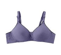 Cocila Push Up Imbottito Balconcino sin Ferretto Reggiseno da Donna con E Scollo A V Profondo, Imbottito, Spalline Regolabili, Sexy Confortevole. Reggiseni Allattamento Cotone Taglie Grandi