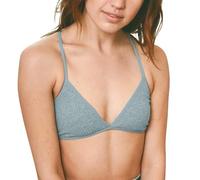 Cocila Reggiseno a Triangolo con da Reggiseno Senza Fili Leggermente Foderato Bralette Top Beauty Back out Reggiseno Fascia Non Imbottito (#01-Blue, M)