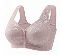 Cocila Reggiseno Donna di Grandi Dimensioni con Tracolla Regolabile Coppa Modellante sul Davanti in Pizzo Sexy da Bianco Imbottito Silicone Push Up Reggiseni Invisibili Effetto Adesivo Top