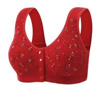 Cocila Reggiseno Donna Senza Ferretto con Chiusura Frontale E Bottone A Pressione per Post Operatorio Cotone Reggiseni Schiena Nuda Bralette Cerotto Adesivo Preformato Canotta Contenitiva Body