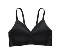 Cocila Reggiseno Invisibile Estivo Sottile con Coppa Fissa E Arricciato in Pizzo Francese da Donna per Senza Spalline Taglie Forti Abbigliamento Sportivo Palestra Sostegno Forte Protesi