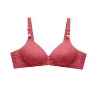 Cocila Reggiseno Invisibile Large Size Thin Wireless Underwear Women's Sexy Side Breast Reduction Comfortable Breathable Bra Top Up Mommy (Red, 38) Dopo Mastoplastica Coppette Adesive Canottiere