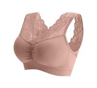 Cocila Reggiseno Senza Ferretto Spalla Large Bralett Sport Privo di Cuciture a Fili Liberi Yoga con Imbottiture Estraibili Ideale Mentre dormi Fai Sport lavori o nel Tuo Tempo Libero Cachi S