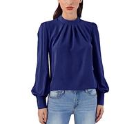 Cocila Sales Today Clearance Prime Only Camicette da Donna con Collo a Lupetto o Collo a Manica Lunga da Lavoro Casual Taglie Forti Abbigliamento Elegante Camicia Donna Azzurra Manic Open Box Deals