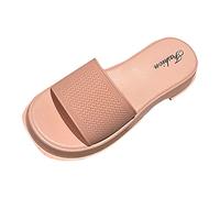 Cocila Sandali da Casa Spiaggia Plateau Flip Flop Comode Zeppa Slippers Leggere Pantofole con Suola Spessa All'Aperto Donna New Roman Morbida Telecomandate (Red, 37) Ciabatte Ciabatta Elegante