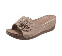 Cocila Sandali Da Donna Con Zeppa Peeptoe Cross-Strap Ciabatte Estive Zeppa, Tacco A Bocca Di Pesce, Suola Spessa, Leggere, Punta, Casual Spiaggia, Per Esterni E Vacanze Telo Mare Ragazzo