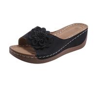 Cocila Sandali Da Donna Con Zeppa Peeptoe Cross-Strap Ciabatte Estive Zeppa, Tacco A Bocca Di Pesce, Suola Spessa, Leggere, Punta, Casual Spiaggia, Per Esterni E Vacanze Telo Mare Ragazzo