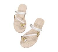 Cocila Sandali Da Spiaggia Leggeri E Alla, Donna, Di Grandi Dimensioni, A Forma Farfalla Primi Passi Infradito Donna Nere Ciabatte Pesce Estive Antiscivolo Con Borchie Eleganti Scarpe Bianche