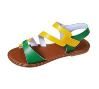 Cocila Sandali Donna Bassi Da Primavera Estate E Autunno Nuovi Casual Leggeri Piatti Spiaggia Per Le Vacanze Sandali Sportivi Donna 35 Zeppe Nere Womens Sandals Sandalo Due Fasce Piu Incrocio