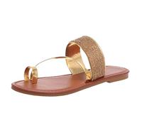 Cocila Sandali Estive Comode E Antiscivolo Da Donna Con Fondo Piatto A Forma Di Diamante Grandi Pantofole Spiaggia Punta Infradito Platform 37 Ciabatta Piatta Ciabatte Inter Scarpe Mare Eleganti