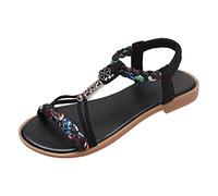 Cocila Sandalo Donna Da Sandali Piatti Punta Morbidi E Comodi Per Capispalla Spiaggia Sandali Trekking Donna Estivi Mare Gomma Memory Foam Trekking Dorati Scarpe Aperte Estive Firmati Zeppa Alta