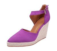 Cocila Scarpe Comode Donna Chiuse Con Punta A Da Pescatore Zeppe Estate 2022 Di Lino Intrecciata Tacco DéColleté Scarpe Comode Donna Chiuse Mocassini Senza Lacci Sandali Anatomici Neri Bassi