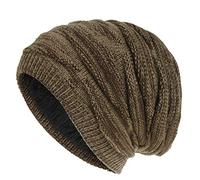 Cocila Sci A Maglia Cappelli Caldi Unisex Fashion Hat Keep Winter Cotton Plush Baseball Caps Cappello Invernale Visiera (Khaki One Size) Cappello di Paglia One Piece Cuffia Chirurgica Donna