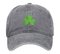 Cocila St. Pa Trick's Day Hat Green Baseball cap Sha Mrock Embroidered for Man Women Funny No Idea (Grey One Size) Cappello Pescatore Cotone Cappello Uomo Invernale Marca Cuffia in Seta per