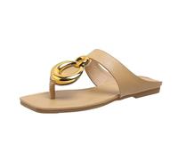 Cocila Swiftwater Sandal W, Sandali Donna Da Spiaggia Pantofole Casual Vuote Scarpe Basse Con Punta A Clip Retrò Infradito Hawaiana Bambina (Beige, 40)
