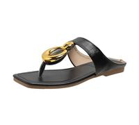 Cocila Swiftwater Sandal W, Sandali Donna Da Spiaggia Pantofole Casual Vuote Scarpe Basse Con Punta A Clip Retrò Infradito Hawaiana Bambina (Black, 43)