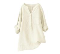 Cocila Top Beige My Orders Prime Deals Bluse Donna da Cerimonia Abiti Cerimonia Taglie Forti Camicia Bianca Donna Lavorata Camicie Donna Particolari Eleganti Blusa Cinese Donna Day Prime