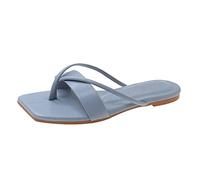 Cocila Top Infradito Comode Resistenti E Leggere Sandali Per Le Donne Casual Scarpe Da Spiaggia Della Boemia Minimalista Piatto Perizoma Pantofole Bassi (Blue, 39) Donna Nere Bianche 38 Ciabatte