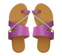 Cocila Top Infradito Da Donna Comode Resistenti E Leggere Pantofole Spiaggia Con Punta A Clip Casual Vuote Scarpe Basse Sandali Bambina 36/37 (Purple, 43)