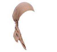Cocila Turban cap Cappello da Donna Solid Head Cancer Headwear Turbante Berretti Baseball 47 (Khaki One Size) Cappello Morbido Donna Estivo Pescatore Bianco Cappelli Spiaggia Cotone