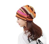 Cocila Turbante cap Sciarpa Cancro Donne Cappello Colletto Wrap Stripe Berretti da Baseball Capello Eleganti Invernali (Hot Pink One Size) Cappello Cotone Donna Berretto con Bluetooth Uomo