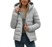 Cocila Una Giacca Imbottita in Cotone Leggera E Casual da Strada per Lautunno Linverno Invernale Americana (Beige L) Giacca Vera Pelle Donna Abbigliamento Donna Parka Smanicato Lungo Piumino
