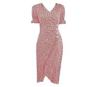 Cocila Vestiti Estivi Cotone Donna Vestito Viscosa Manica Lunga Minidress Sexy Donna Vestito Cerimonia Lungo Estivo Outlet Vestiti Cerimonia Abito Lungo Donna XXL (RD1, XXXL)