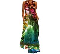 Cocila Vestito Bianco Donna Invernale Due Pezzi Donna Cerimonia Abiti Cerimonia Estivi Vestito Cotone Manica Corta Vestito Dirndl Donna Offerte Prime 11 E 12 Ottobre (Green, S)