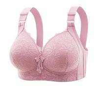 Cocila Women's Fashionable And Casual Front Underwear for Elderly People Skin Friendly Comfortable Bra Porta Reggiseno da Viaggio (Pink, M) Adesivo Push Up Intimo Senza Cuciture Donna Perfect