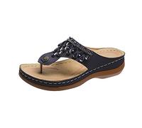 Cocila Women'S Solid Color Casual Flops Sandali Fashion Infradito Ragazzo 34 38 Ciabatte Piscina Tacco Donna Scarpe Eleganti Da Esterno Mamma Rosa infradito eleganti