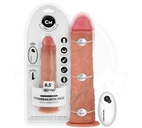 Cock miller - dildo realistico con ventosa e vibrazione con telecomando 21,5 cm